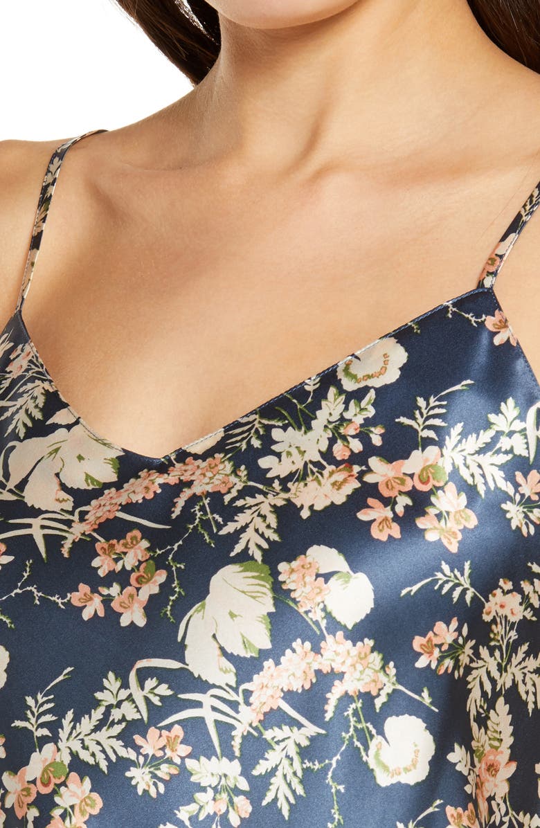 Nordstrom Short Silk Pajamas, Alternate, color,