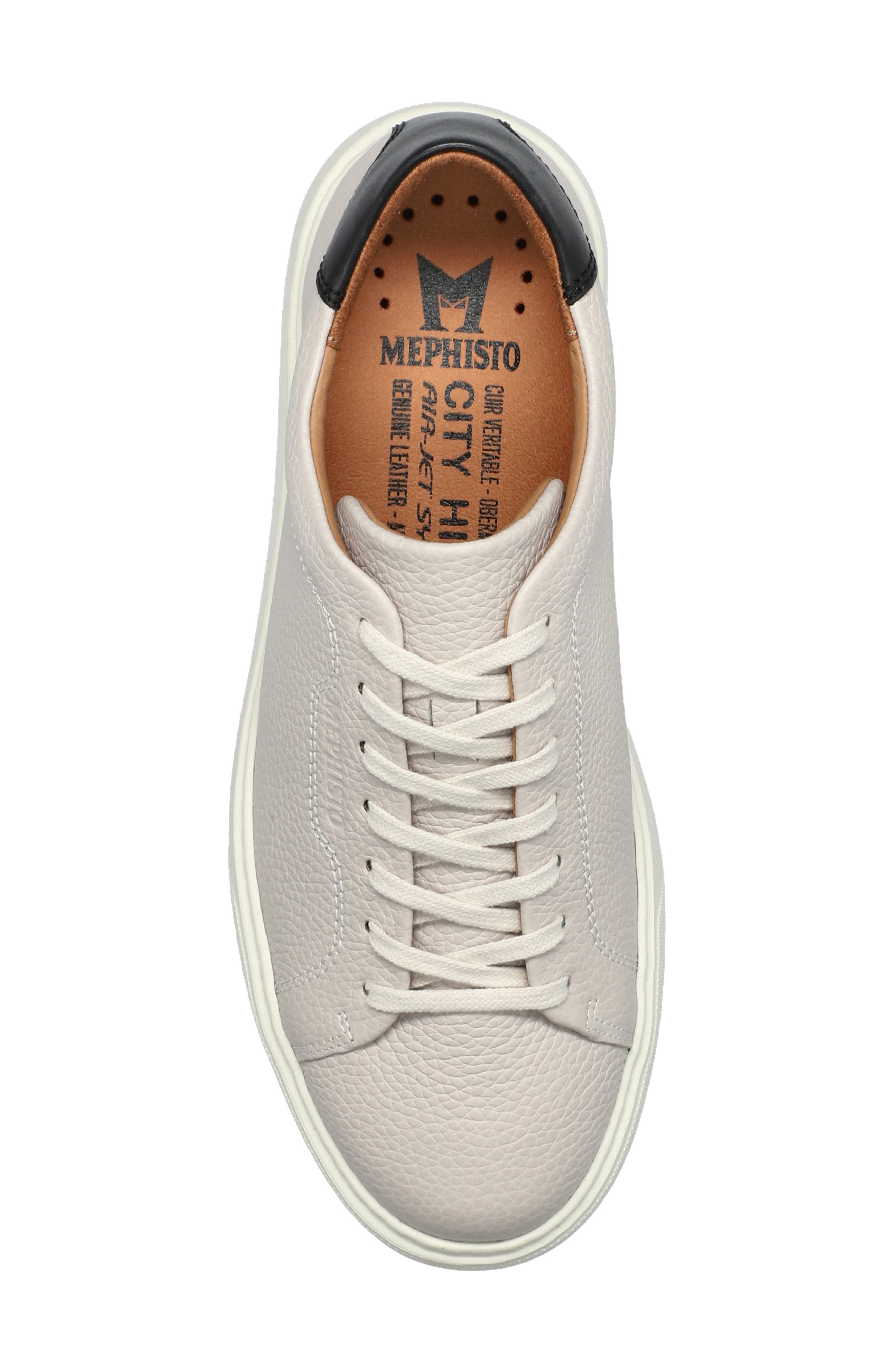 Mephisto Oskar Sneaker, Alternate, color, Off White