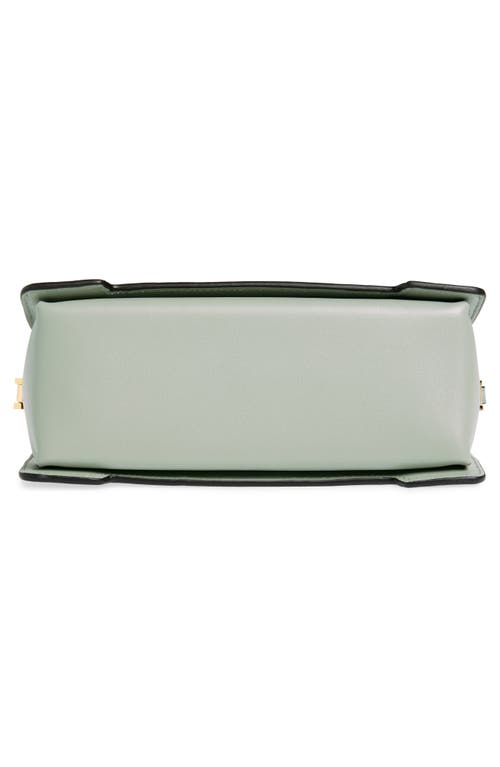 Marni Medium Trunkaroo Leather Shoulder Bag In Light/grey