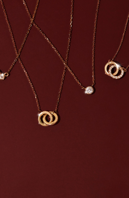 Aurate New York Connection Necklace In Gold