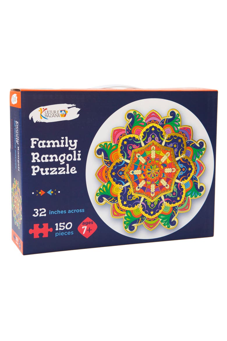 Family Rangoli Puzzle - 150 Pcs, Main, color, Multi-color