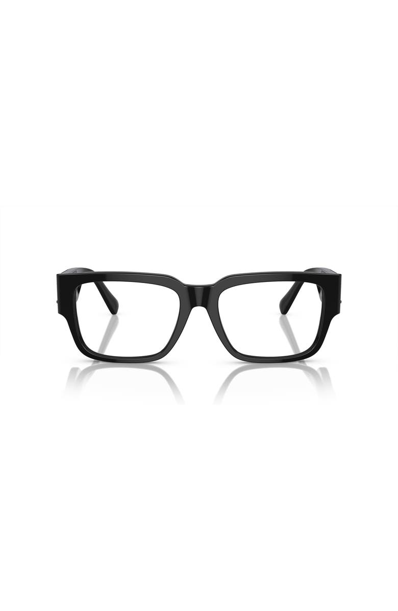 Versace 53mm Square optical glasses, Alternate, color, Black