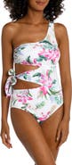 La Blanca Mystic One-Shoulder Cutout One-Piece Swimsuit