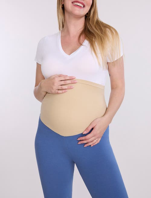 Motherhood Maternity Secret Fit Over The Belly Coated Full Length Legging In Blue