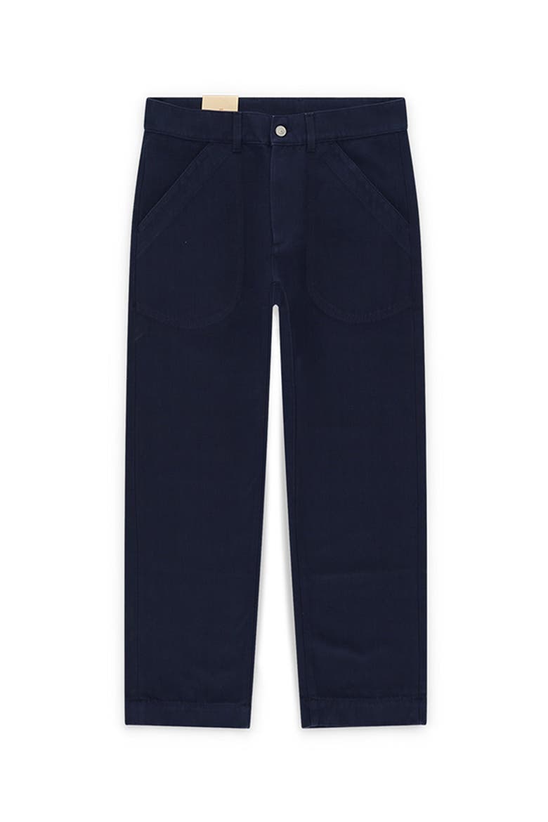 Vietnam Inspired Twill Trousers, Main, color, Blue