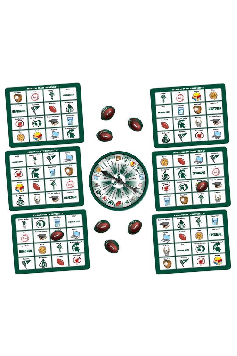 Michigan State Spartans NCAA Bingo Game, Alternate, color, Multicolor