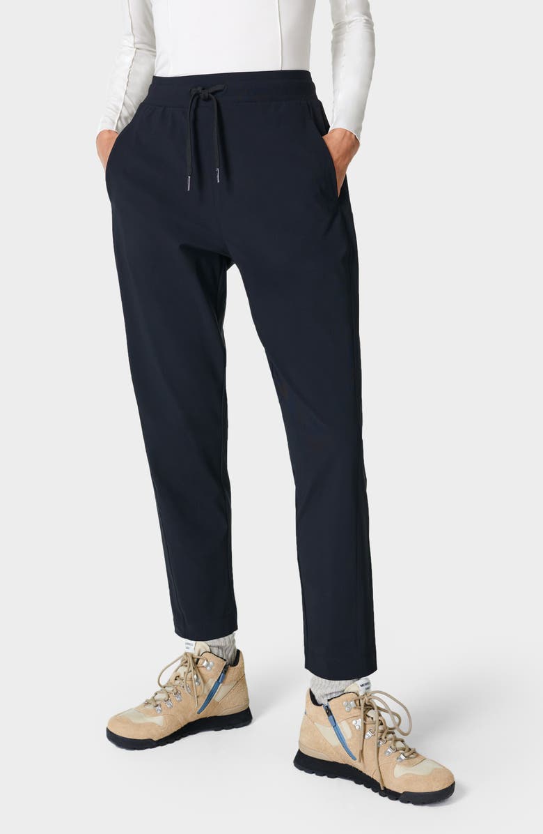 Sweaty Betty Arctic Explorer Drawstring Crop Straight Leg Pants, Main, color, 