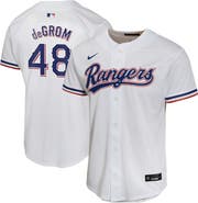 Nike Youth Nike Jacob deGrom White Texas Rangers Home Game Player Jersey