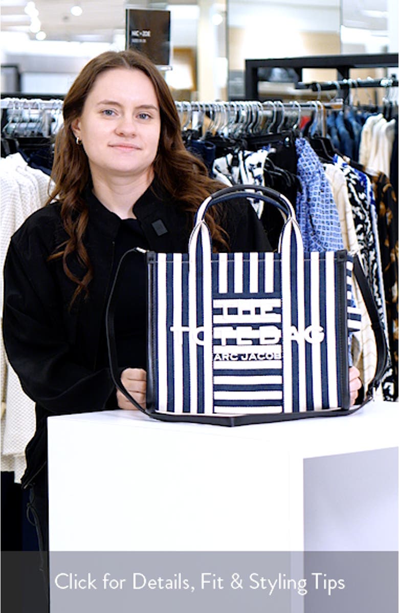 The Stripe Canvas Medium Tote, sales video thumbnail