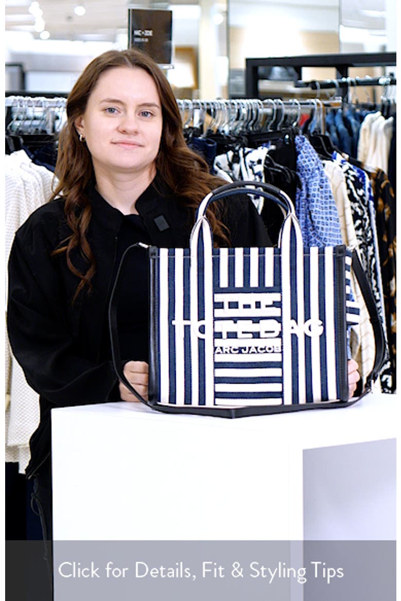 The Stripe Canvas Medium Tote video
