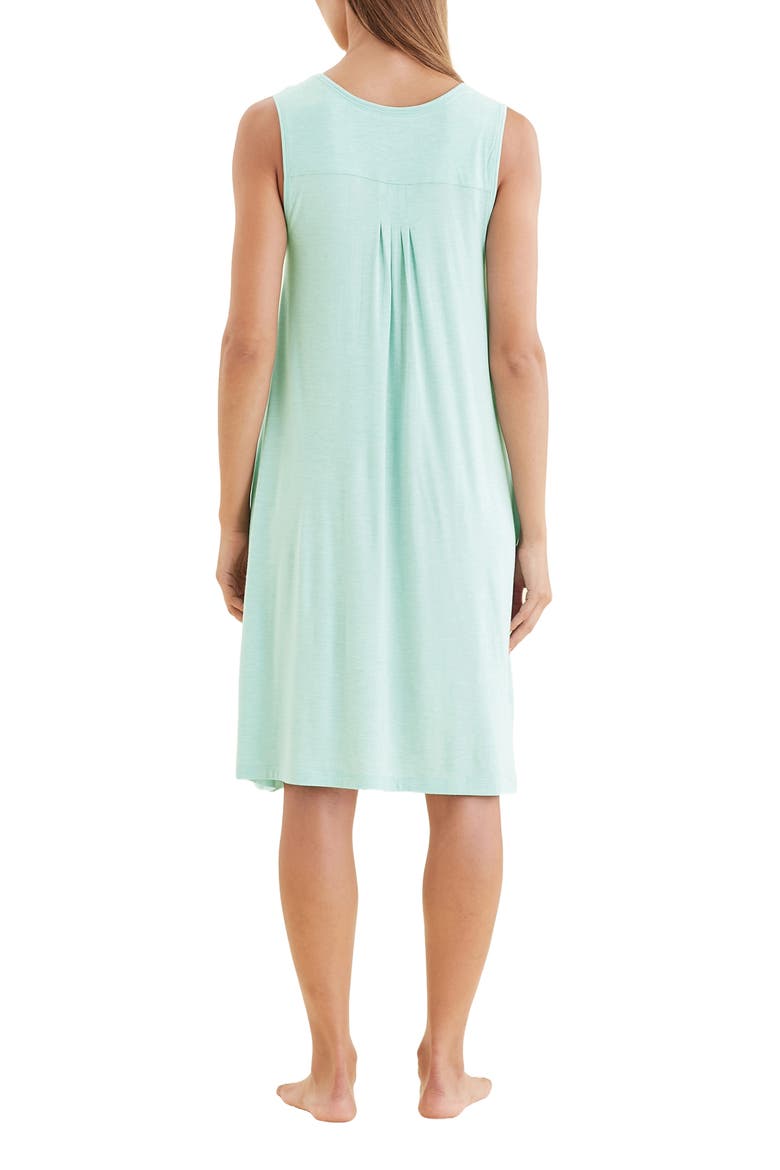 Kate Soft Pleat Nightgown, Alternate, color, EGGSHELL