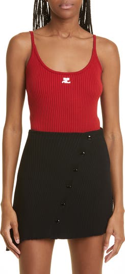 Logo Rib Tank Top