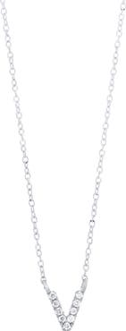 Bony Levy Icon Diamond Initial Pendant Necklace