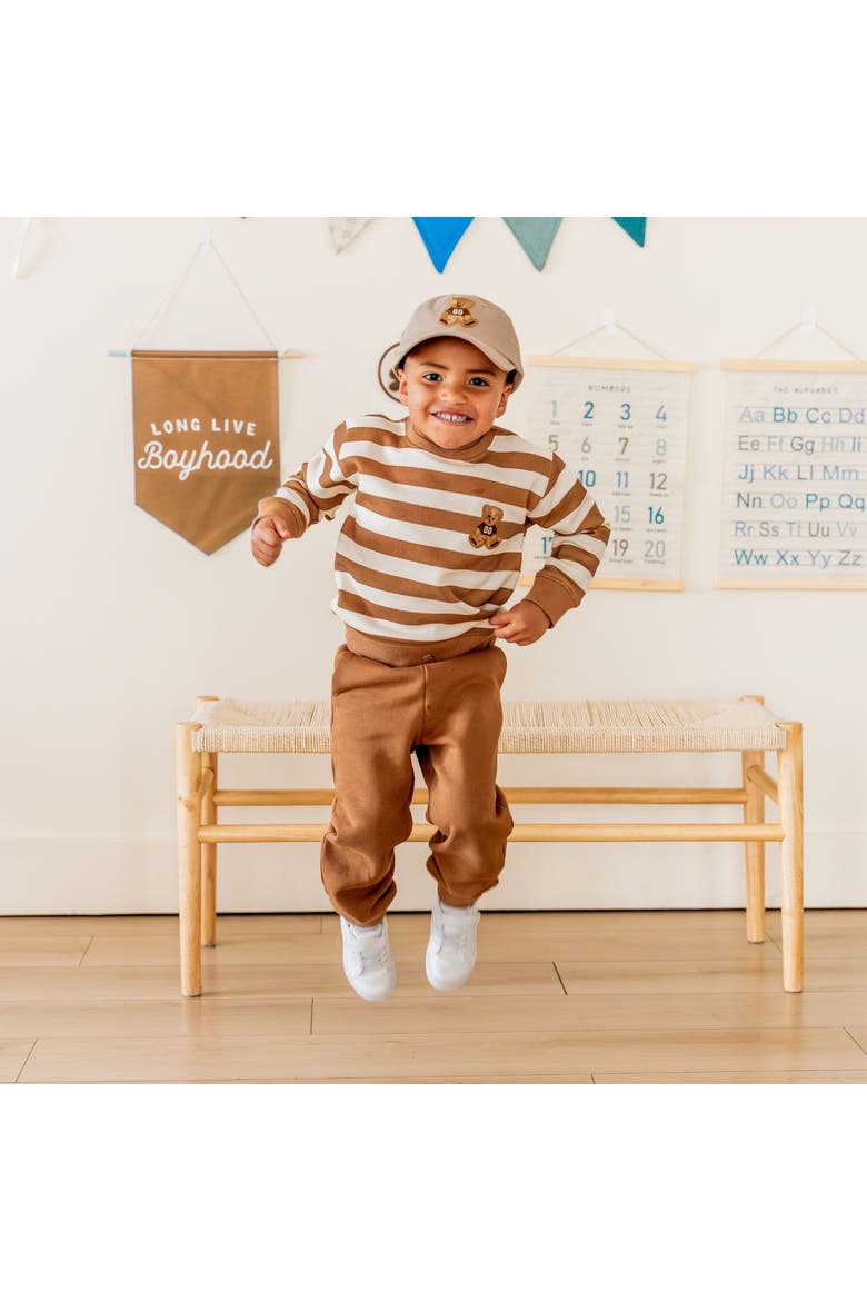 Brown Jogger, Alternate, color, Brown