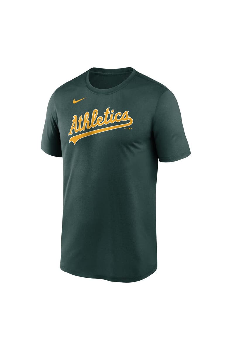 Nike Men's Nike Green Athletics Legend Fuse Wordmark T-Shirt, Alternate, color, Green