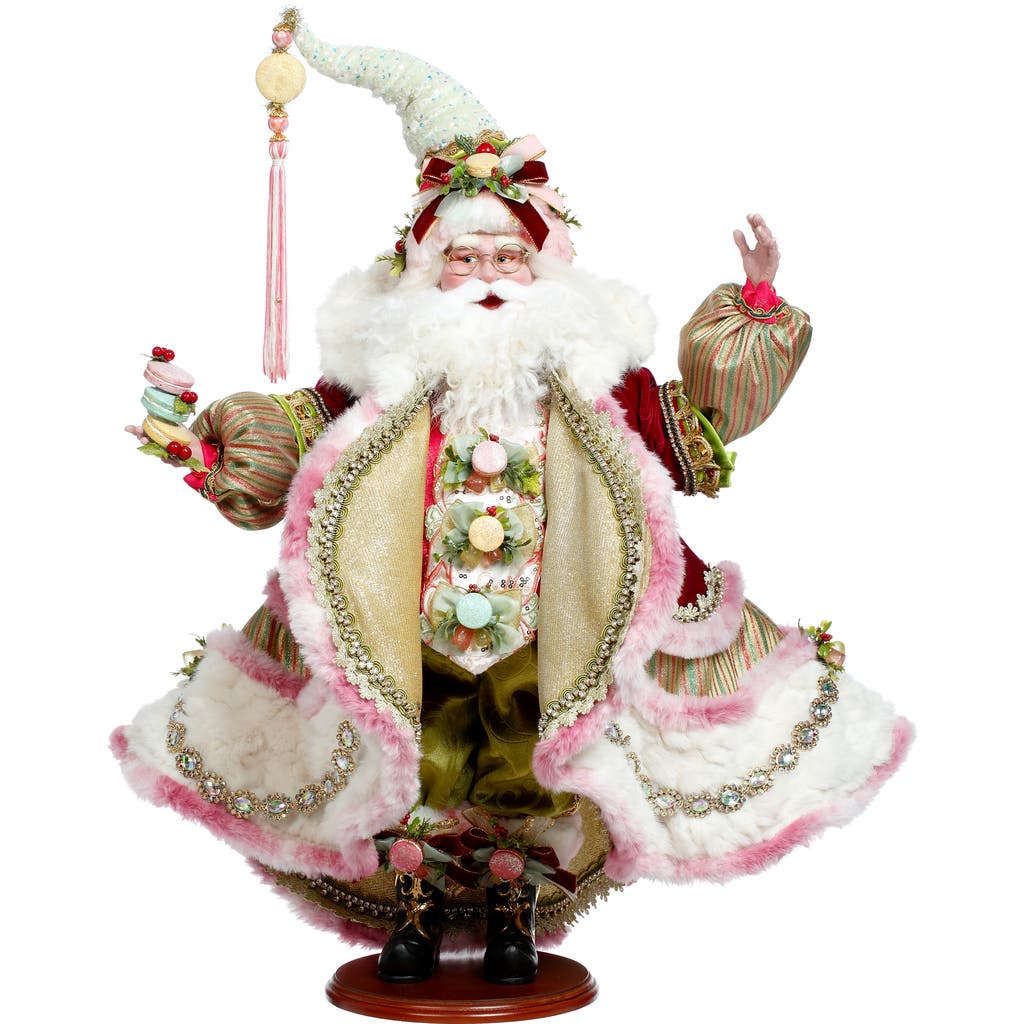 Mark Roberts Macaron Santa In Pink