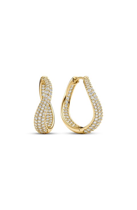 Infinito Piccolo Cubic Zirconia Earrings