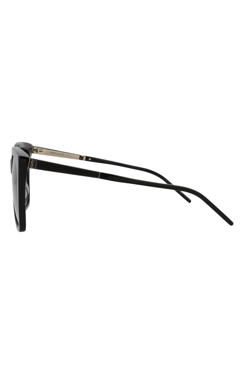 Saint Laurent 56mm Square Sunglasses, Alternate, color, 