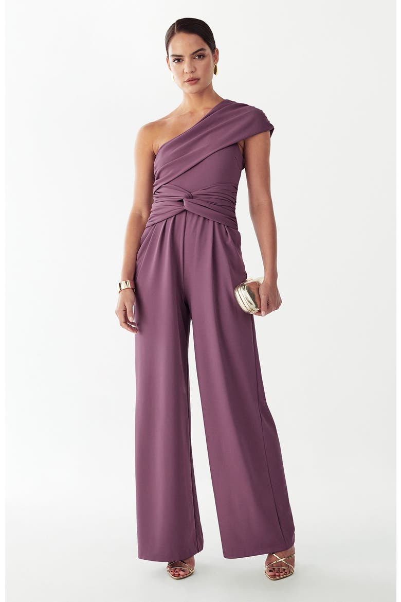 Daisie Jumpsuit, Alternate, color, Mauve Mist