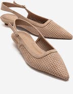 Prologue Shoes Aviva Slingback Pointed Toe Pump