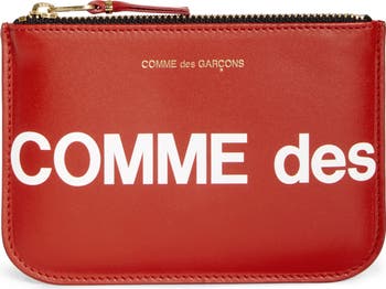 折りたたみ財布 Comme Des Garcons Wallet Small Clutch With Zipper Comme des Garçons Wallets Huge Logo Small Zip Pouch | Nordstrom