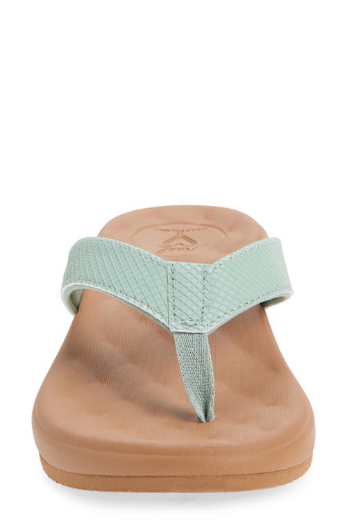 Reef Cushion Harmony Flip Flop In Green
