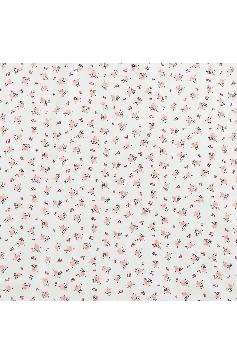 Betsey Johnson Baby Buds 200 Thread Count Cotton Percale Sheet Set, Alternate, color, Dark Pink