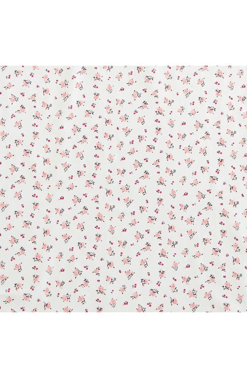 Betsey Johnson Baby Buds 200 Thread Count Cotton Percale Sheet Set In Dark Pink