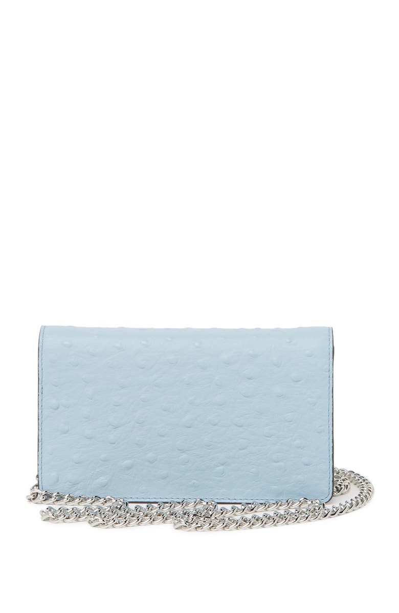 Kate Spade New York crossbody ostrich embossed wallet, Alternate, color, 