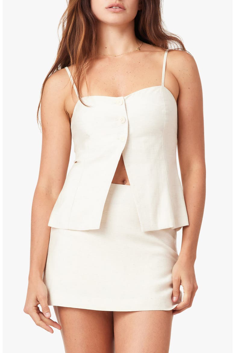 Front Vent Camisole, Main, color, NATURAL