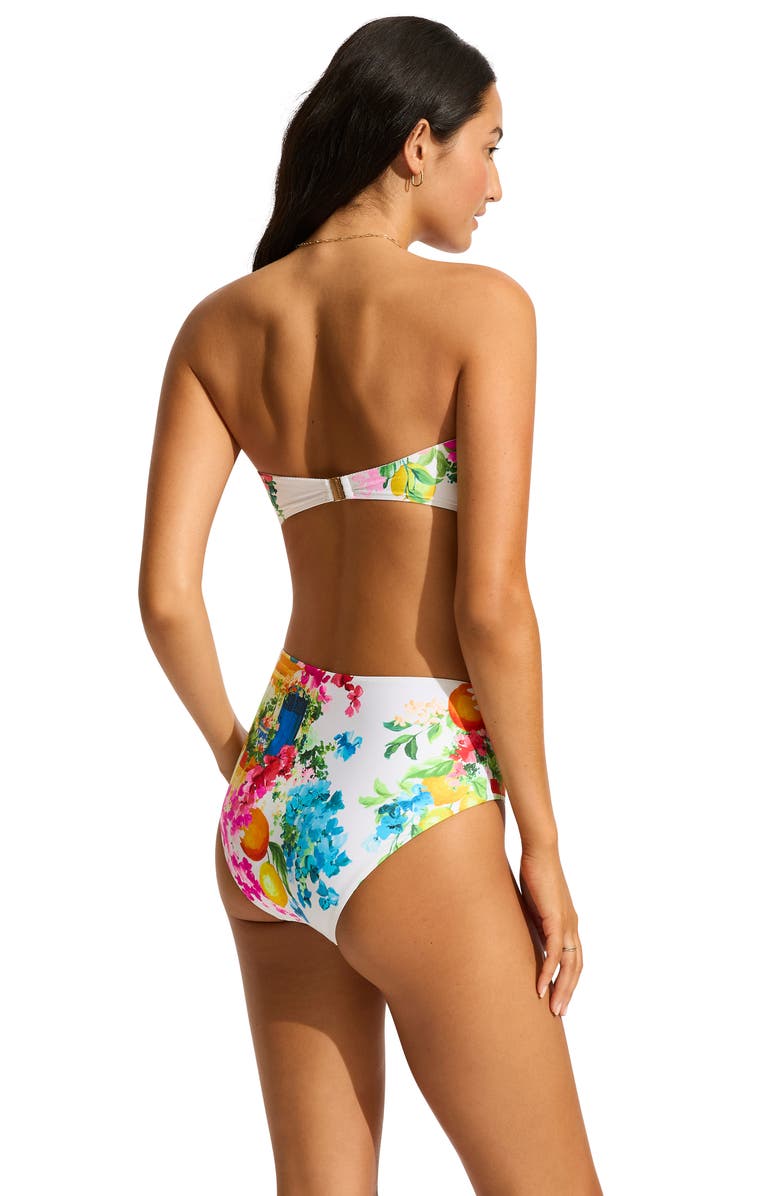 Seafolly High Waist Bikini Bottoms, Alternate, color, 