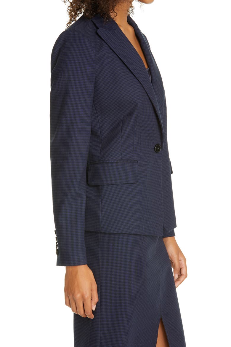 Houndstooth Blazer, Alternate, color, NAVY/ BLACK