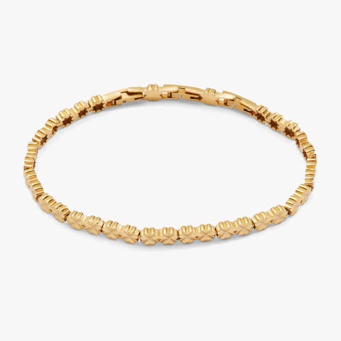 Lucky Clover Tennis Bracelet