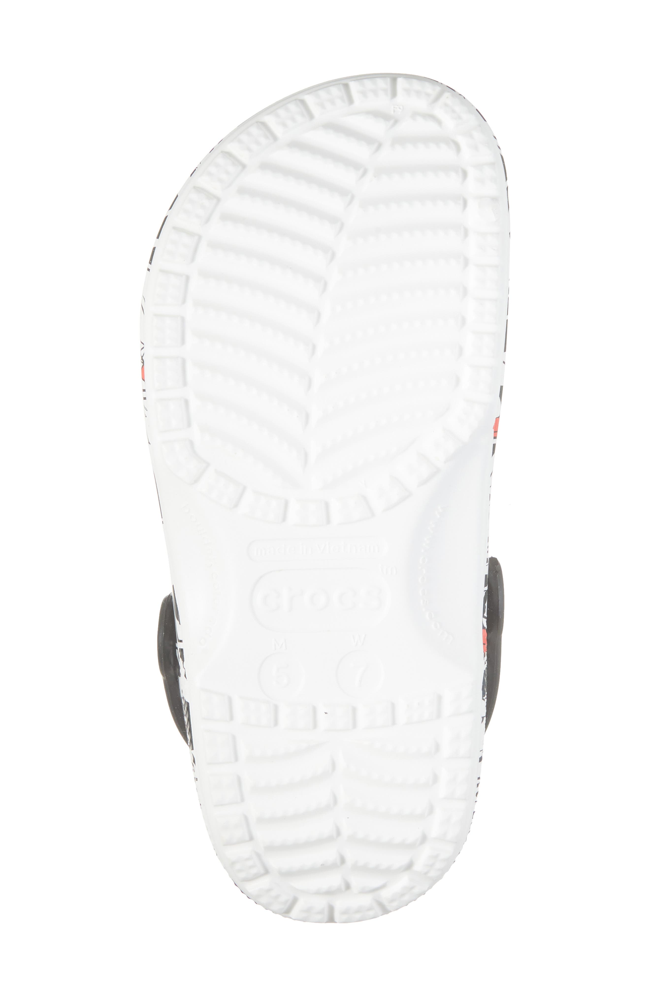 CROCS Mickey & Minnie Classic Clog, Alternate, color, White Multi