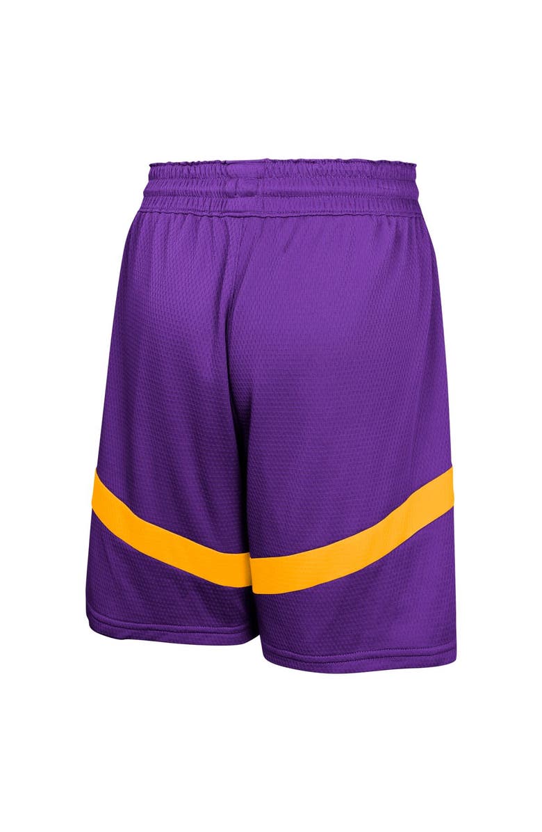 Nike Youth Nike Purple Los Angeles Lakers Practice Mesh Shorts, Alternate, color, 