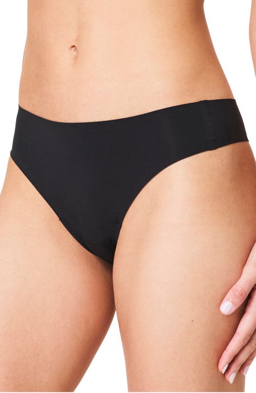 Spanx ® Fit-to-you Assorted 3-pack Thongs In Cafe Au Lait/leopard/black