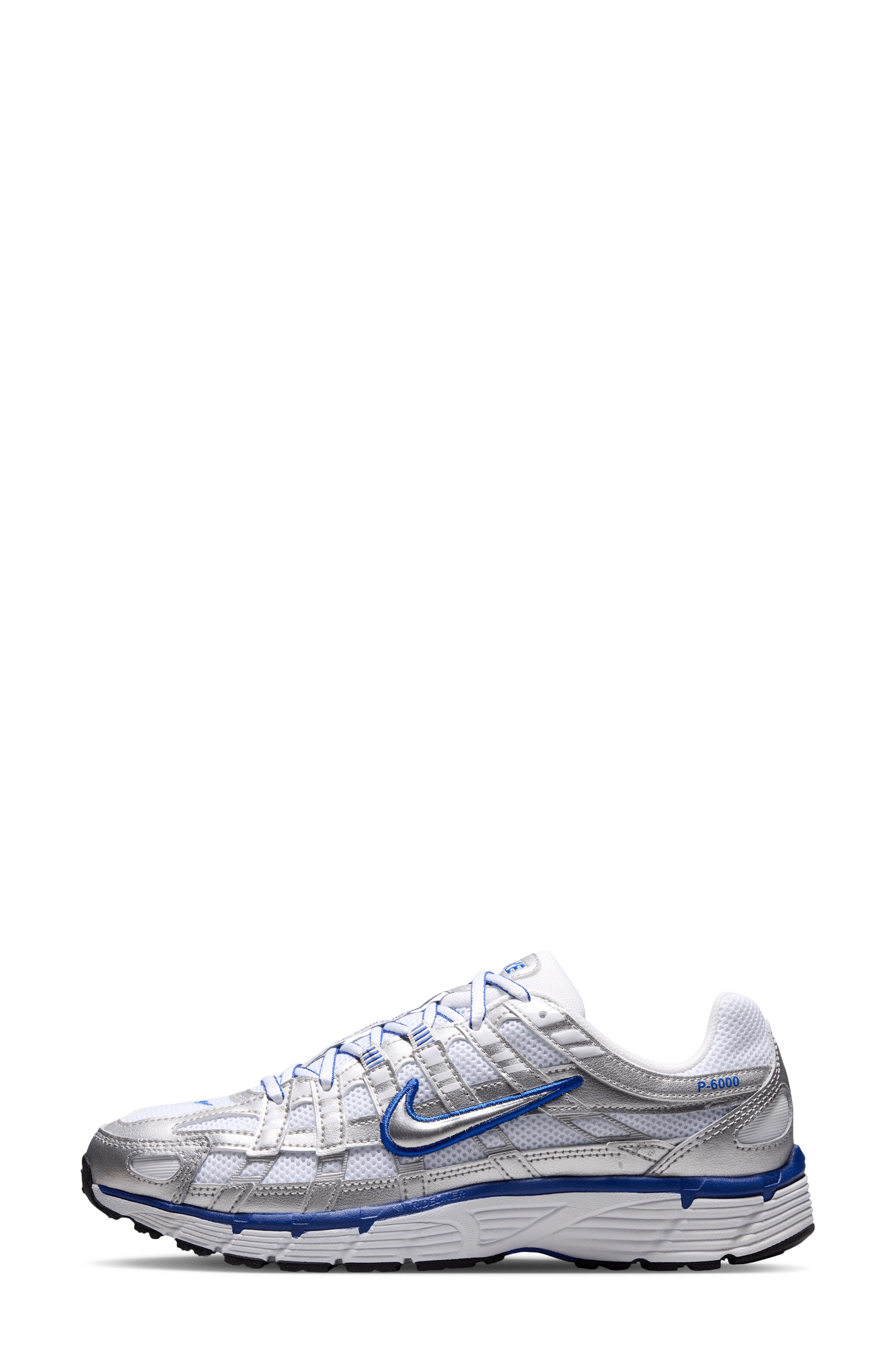 P-6000 Sneaker, Alternate, color, WHITE/ OLD ROYAL/ BLACK/SILVER