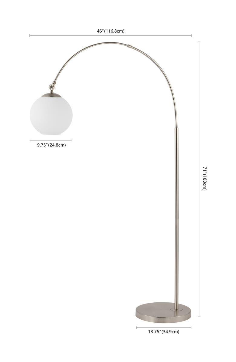 JONATHAN Y Nora 71" Coastal Vintage Iron LED Floor Lamp, Alternate, color, 