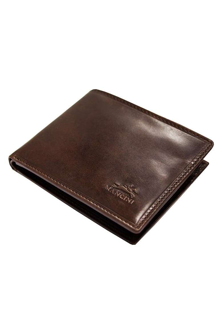 Left Wing RFID Billfold Wallet, Alternate, color, BROWN