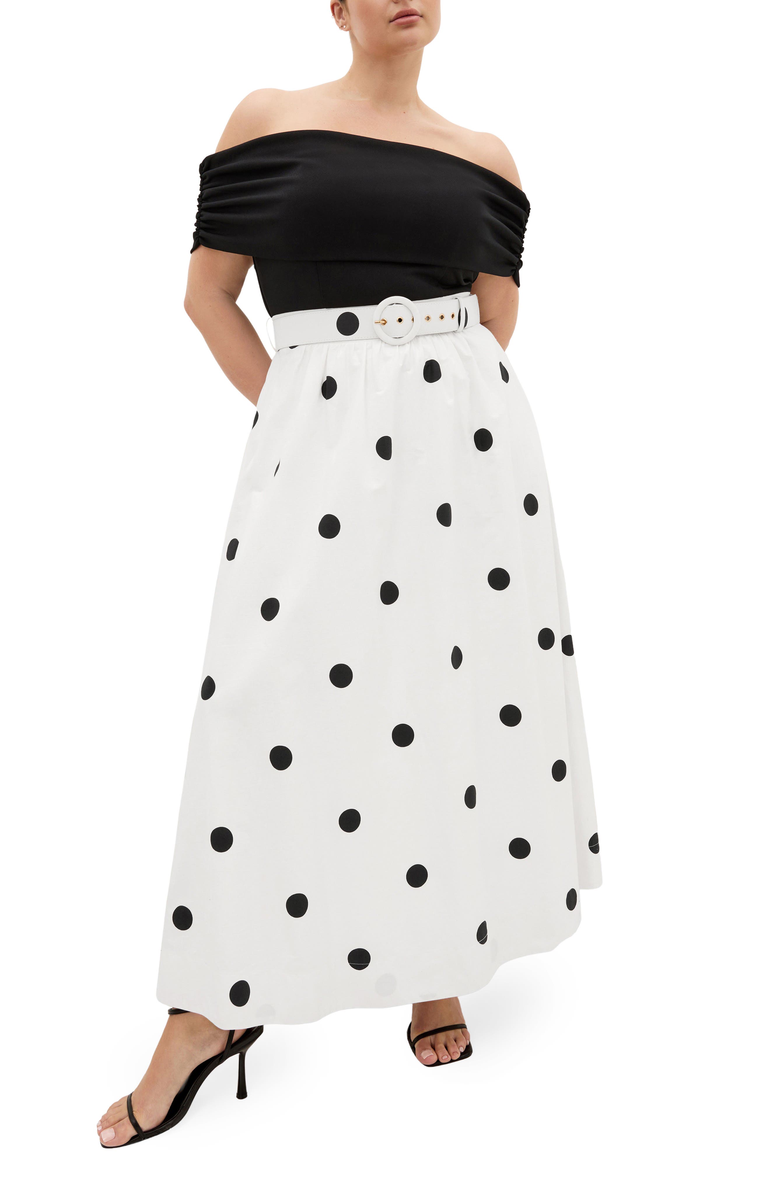 selected BLACK POLKA