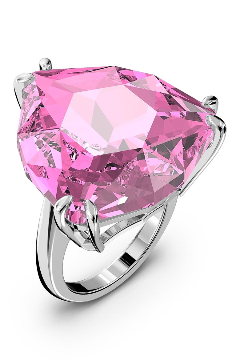 Millenia Crystal Cocktail Ring, Alternate, color, PINK