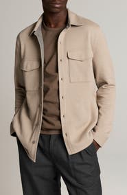 Vince Cotton Blend Shirt Jacket