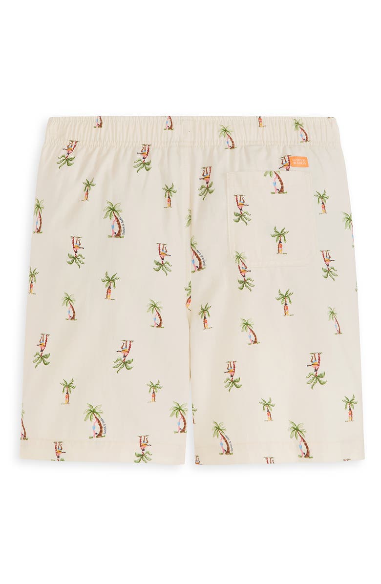 Scotch & Soda Kids' Half Panama Shorts, Alternate, color, Eggnog