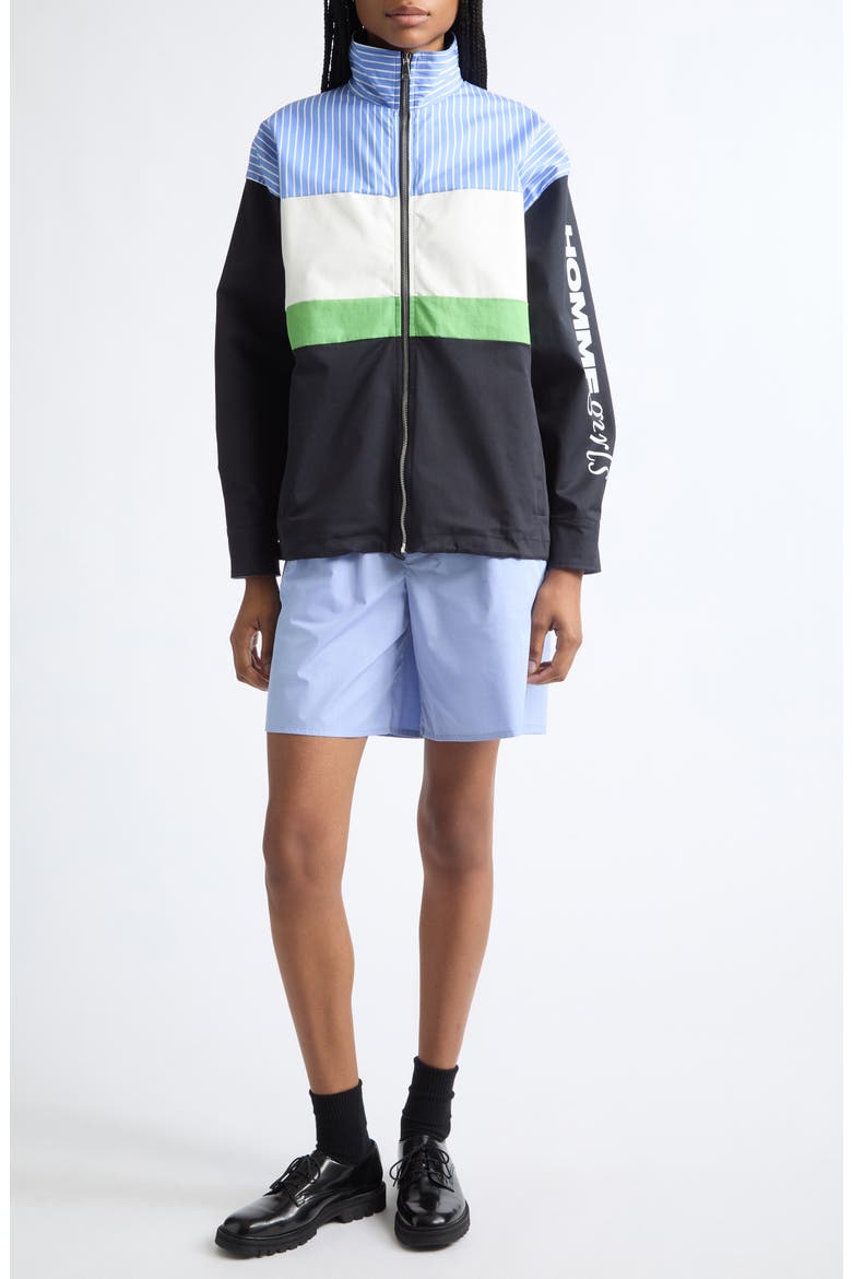 Long Boxer Shorts, Alternate, color, BLUE GRAPH