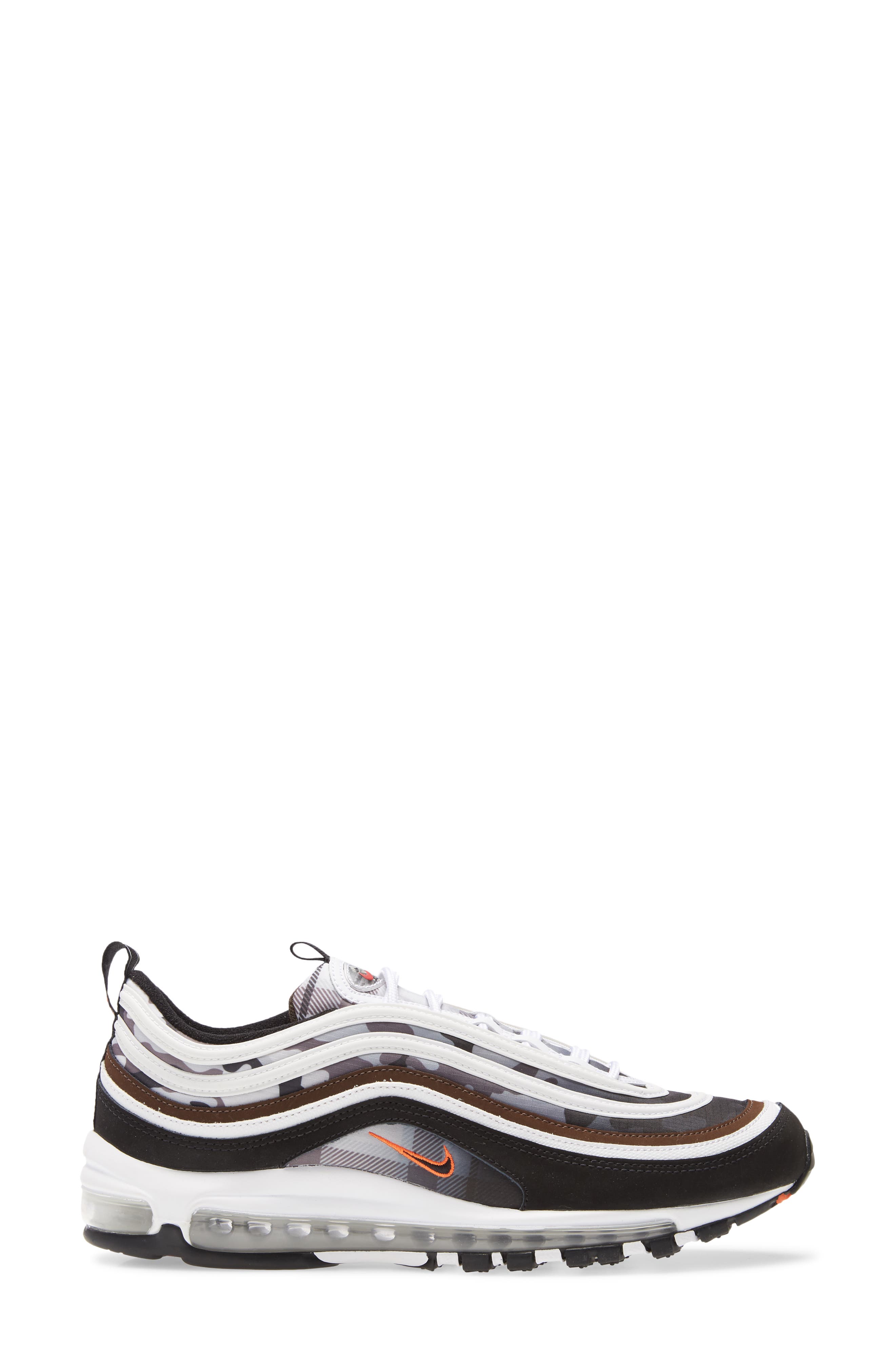 Air Max 97 Sneaker, Alternate, color, WHITE/ BLACK