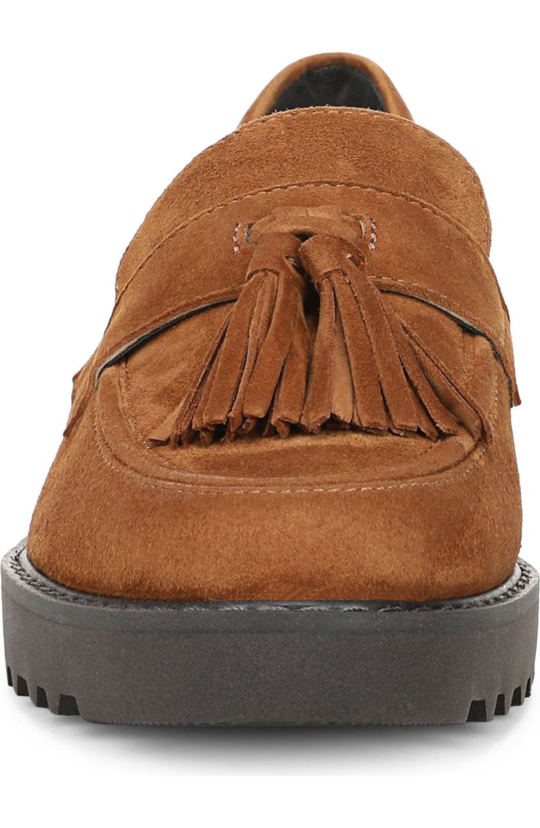 Franco Sarto Carolyn Tassel Loafer, Alternate, color, Saddle Brown