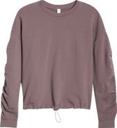 Zella Cinch Side Long Sleeve Top