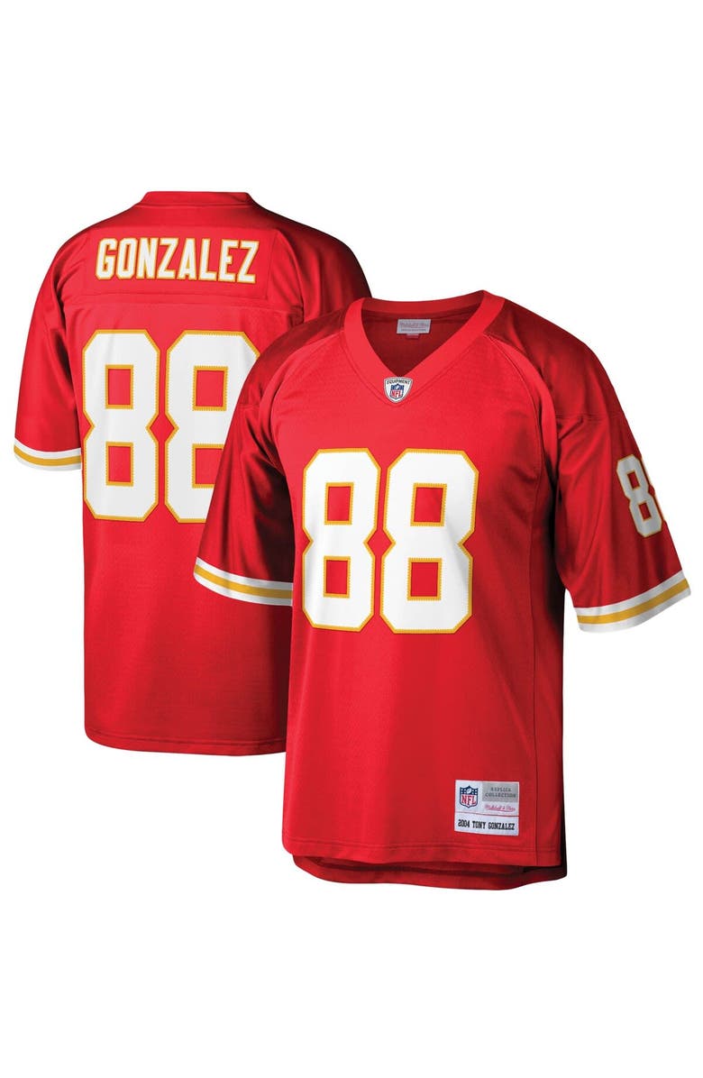 Mitchell & Ness Men's Mitchell & Ness Tony Gonzalez Red Kansas City Chiefs Legacy Replica Jersey, Alternate, color, Red