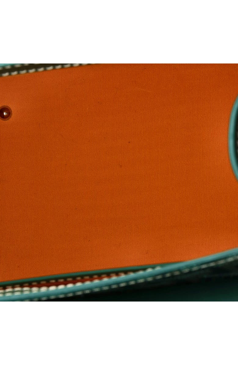 Pre-Owned Goyard Saigon Top Handle Bag Coated Canvas with Leather PM, Alternate, color, Green