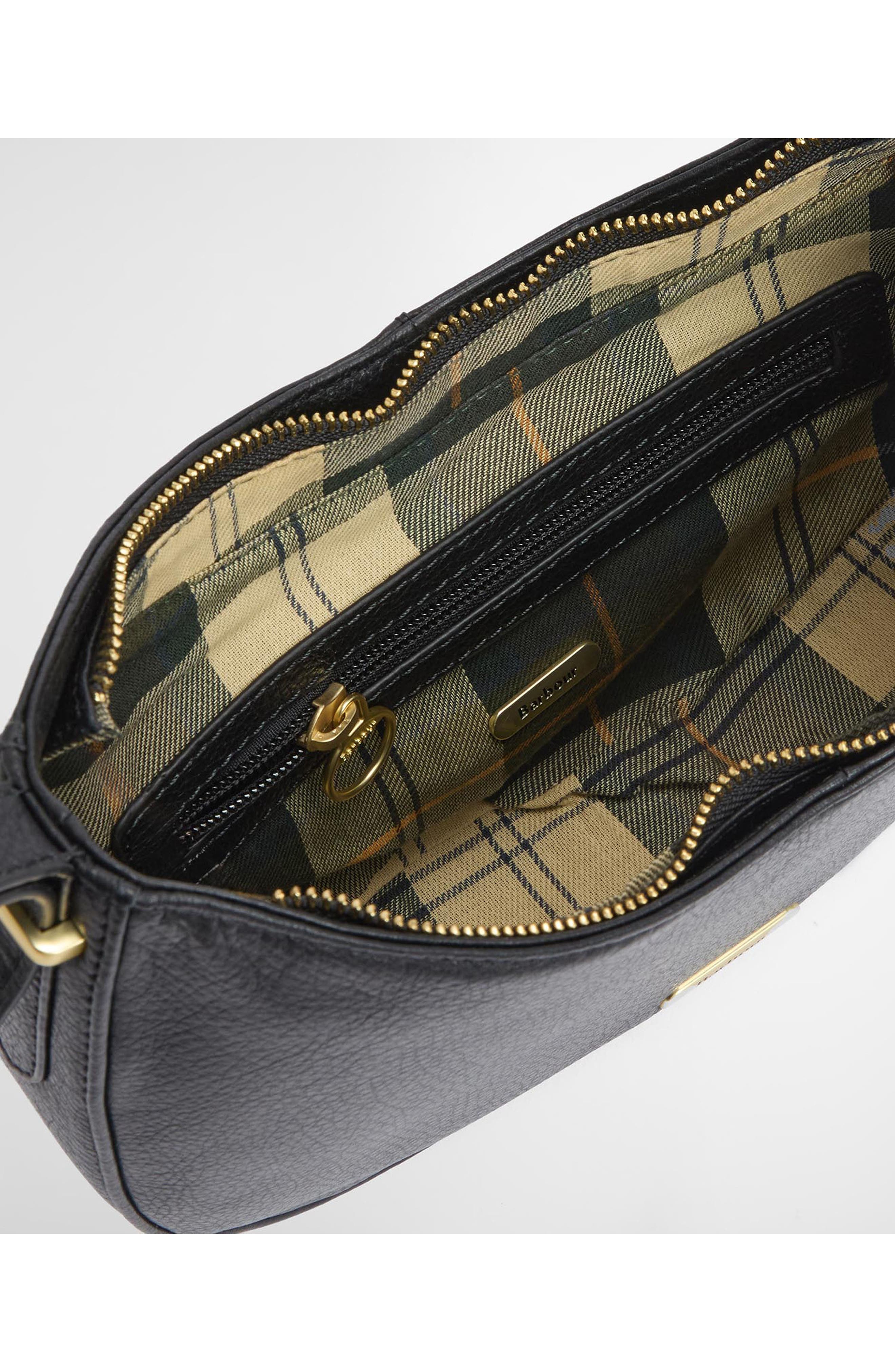 Barbour Sorrel Leather Sling Bag, Alternate, color, 